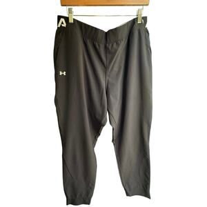 Under Armour women’s lightweight running joggers black athletic pants size XL